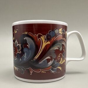 Norwegian Rosemaling Espresso Cup Unni Marie Lien Nord Suvenir Norway